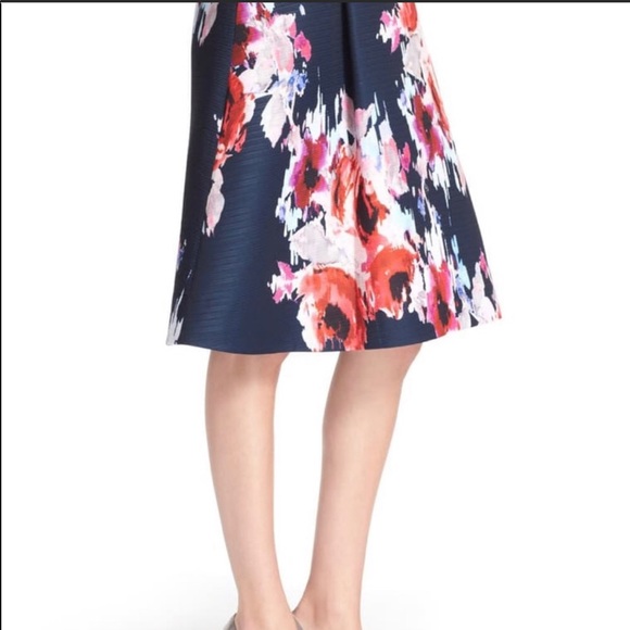 Kate Spade Hazy Floral Midi Skirt Sz.14 NWT - Picture 4 of 6